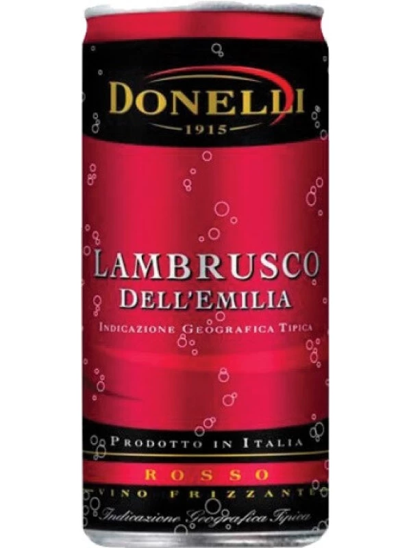 Donelli, Lambrusco dell'Emilia IGT Rosso Amabile, in can