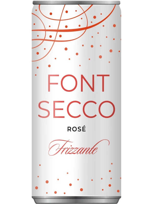 Font Secco Rose Frizzante, in can