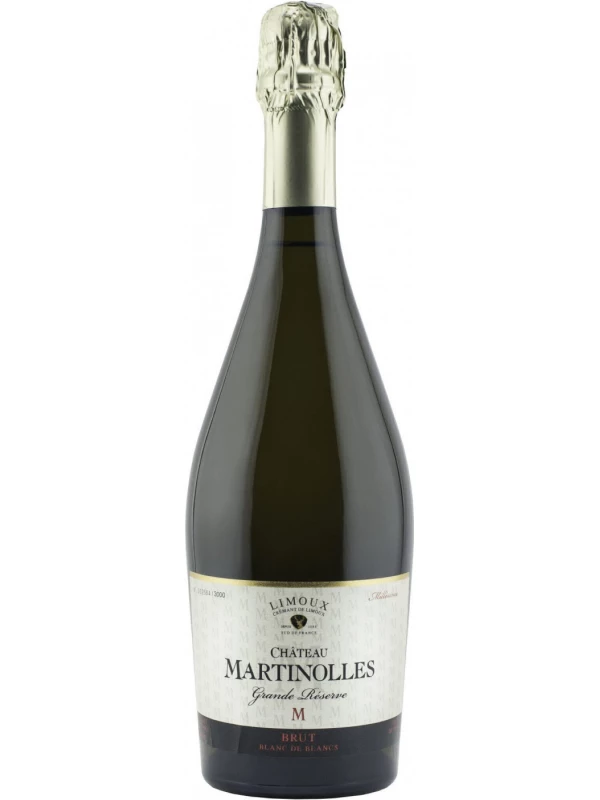 Chateau Martinolles, Grande Reserve Brut Blanc de Blancs, Cremant de Limoux AOP