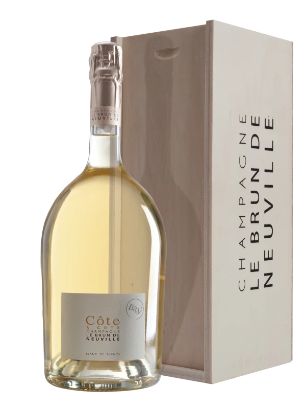 Le Brun de Neuville, Cote a Cote Blanc de Blancs Brut, wooden box