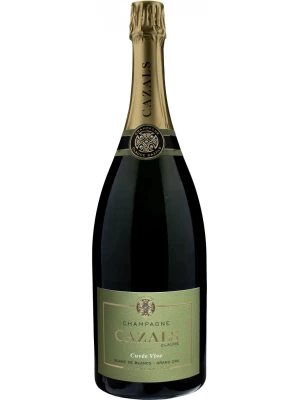 Claude Cazals, Cuvee Vive Blanc de Blancs Grand Cru Extra Brut, Champagne AOC 1.5 л 2016