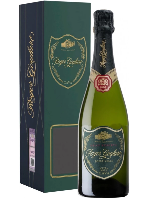 Roger Goulart, Josep Valls Gran Reserva Extra Brut, Cava DO, gift box