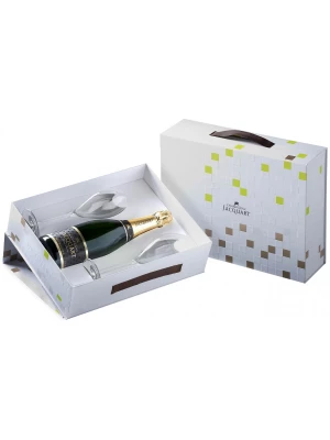 Jacquart, Brut Mosaique, gift set with 2 glasses 0.75 л