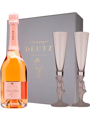 Amour de Deutz Brut Rose gift box with 2 glasses 0.75 л 2009