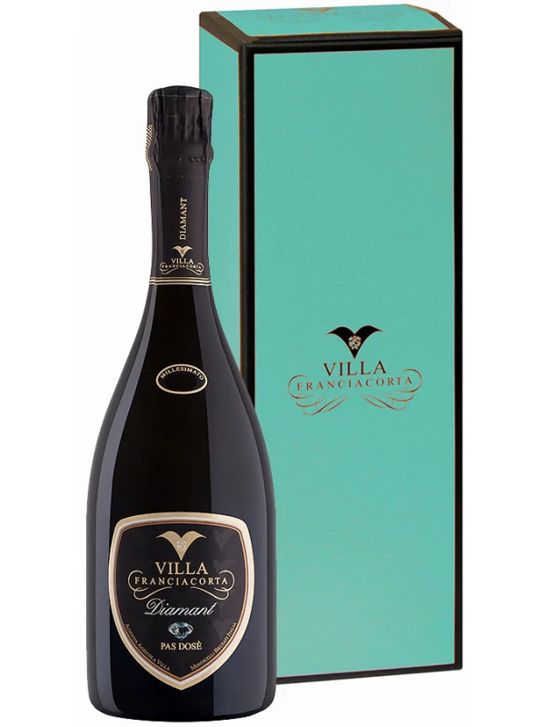 Villa Franciacorta, Diamant Pas Dose, Franciacorta DOCG gift box