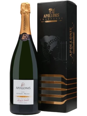 Apollonis, Cuvee Authentic Meunier Blanc de Noirs Brut, Champagne AOC, gift box 1.5 л