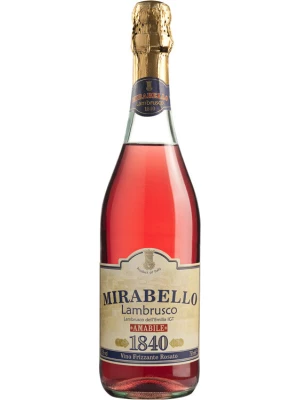 Chiarli 1860, Mirabello Rosato, Lambrusco dell'Emilia IGT 0.75 л