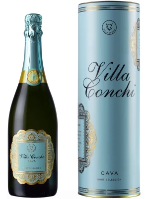 Villa Conchi, Cava Brut Seleccion, in tube 0.75 л