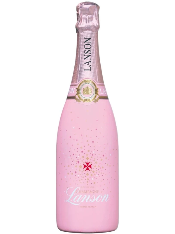 Lanson, Rose Label Brut Rose (pink bottle)