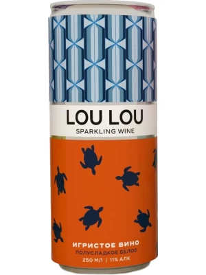 Lou Lou White Semisweet, in can 0.2 л