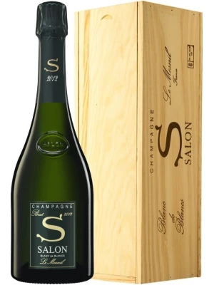 Salon, S Brut Blanc de Blancs, wooden box 0.75 л 2013
