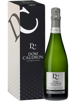 Dom Caudron, Demi-Sec, Champagne AOC, black gift box 0.75 л
