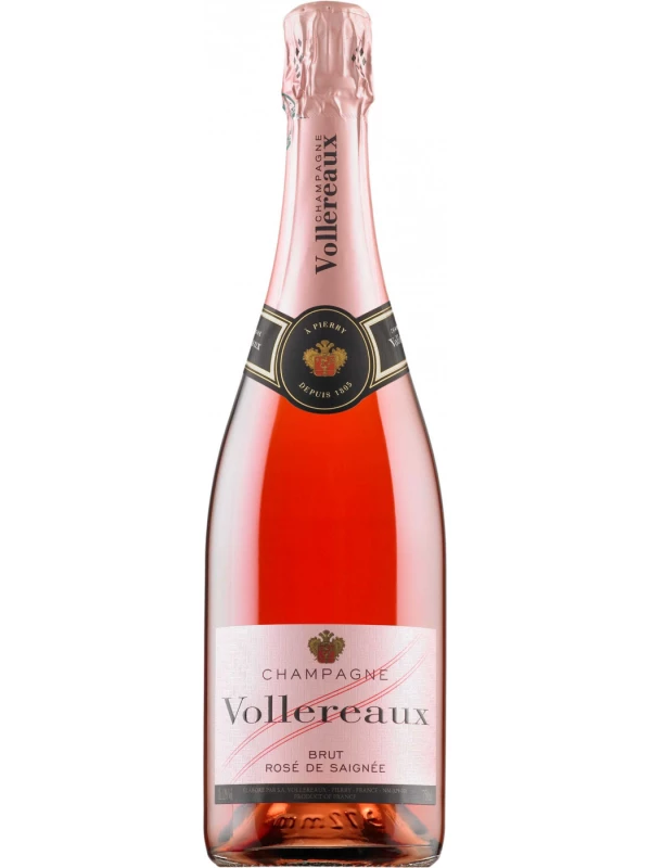 Vollereaux, Brut Rose de Saignee, Champagne AOC