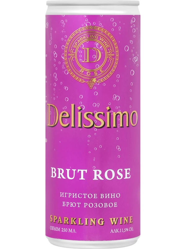 Delissimo Rose Brut, in can