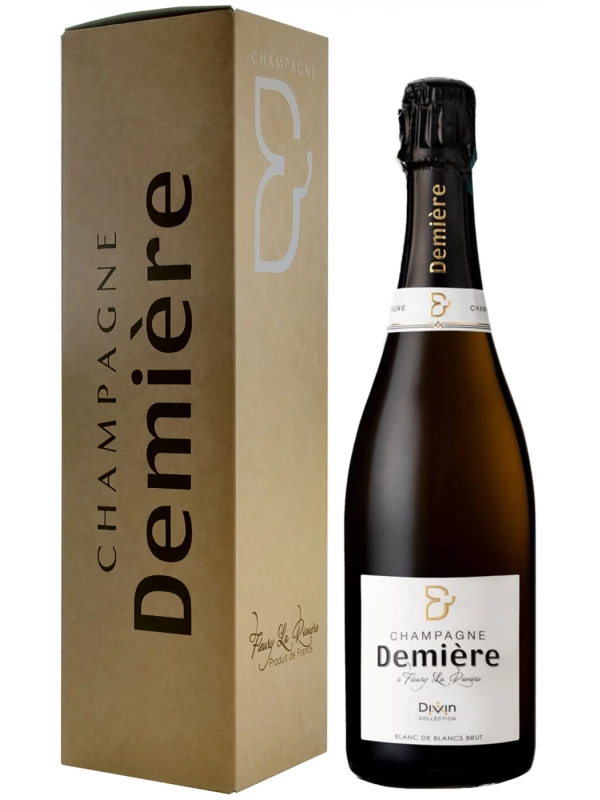 Demiere, Divin Blanc de Blancs Brut, Champagne AOC, gift box