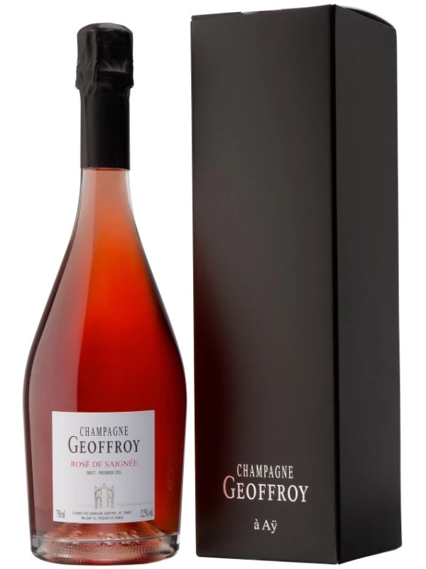 Champagne Geoffroy, Rose de Saignee Brut Premier Cru, gift box