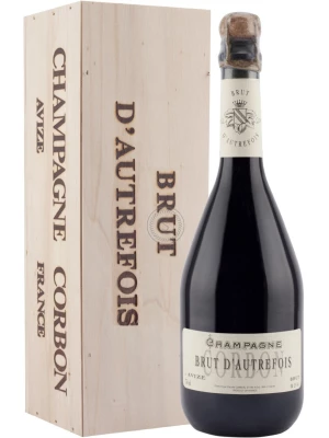 Champagne Corbon, Brut d'Autrefois, wooden box 0.75 л