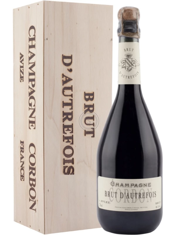 Champagne Corbon, Brut d'Autrefois, wooden box