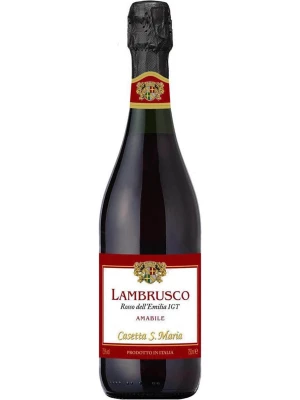 Casetta S. Maria Lambrusco Rosso dell'Emilia IGT Amabile 0.75 л