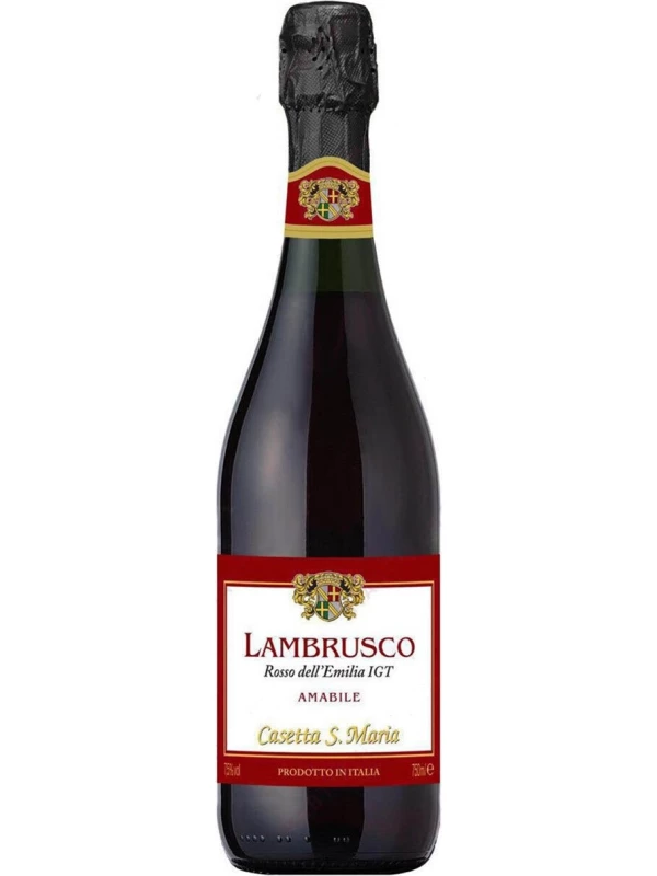 Casetta S. Maria Lambrusco Rosso dell'Emilia IGT Amabile