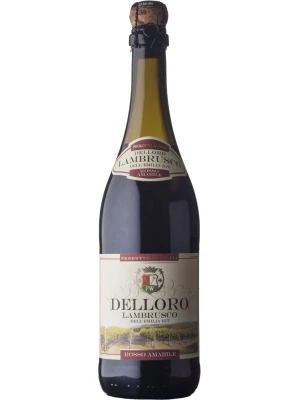 Delloro Lambrusco Rosso Amabile, Emilia IGT 0.75 л