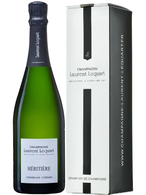 Champagne Laurent Lequart, Heritiere Extra Brut, gift box 0.75 л