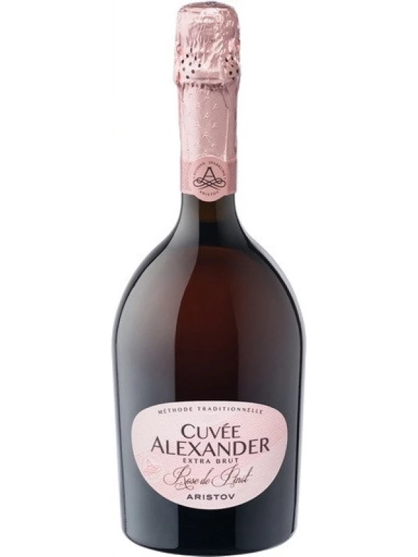 Aristov. Cuvee Alexander Rose de Pinot Extra Brut, gift box