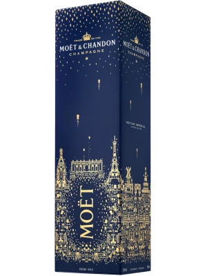 Moet & Chandon, Nectar Imperial, gift box New Year Design 0.75 л
