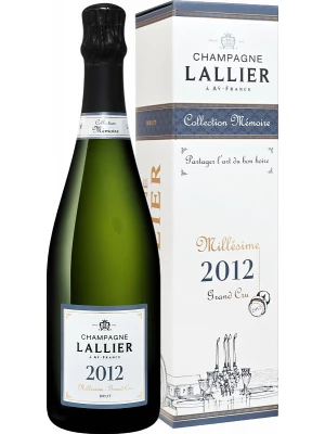 Champagne Lallier, Millesime Brut Grand Cru, Champagne AOC, gift box 0.75 л 2012