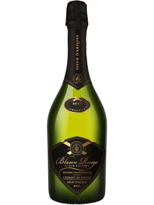 Sieur d'Arques, Blason Rouge Black Edition Brut, Cremant de Limoux AOC 0.75 л 2018