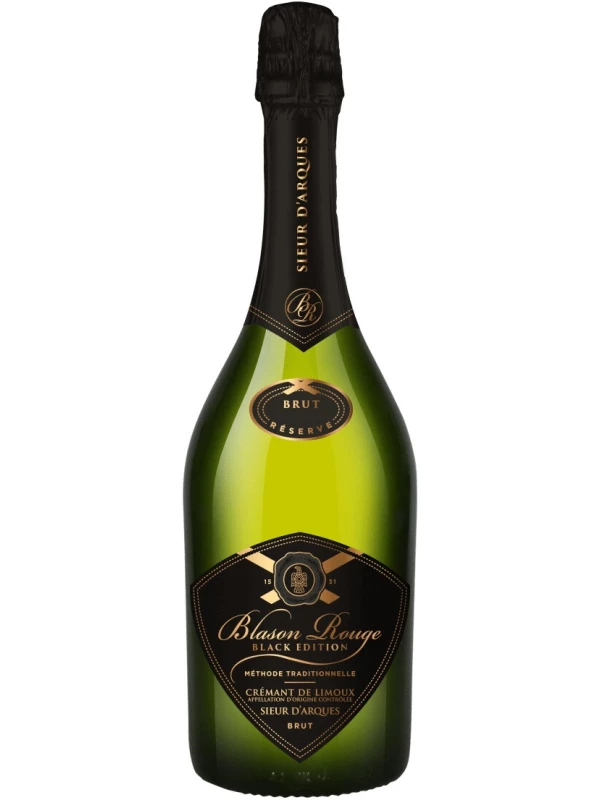 Sieur d'Arques, Blason Rouge Black Edition Brut, Cremant de Limoux AOC
