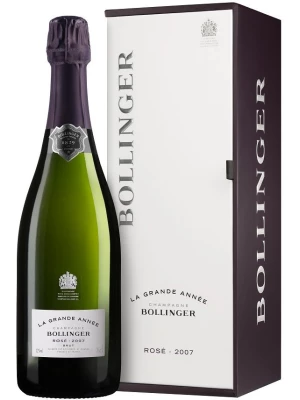 Bollinger, La Grande Annee Rose Brut AOC gift box 0.75 л 2007
