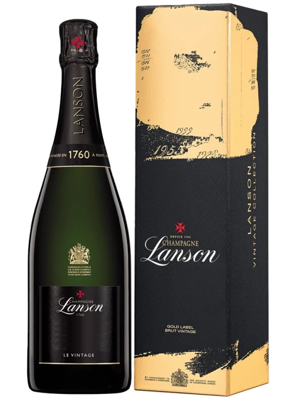 Lanson, Gold Label Brut Vintage, gift box