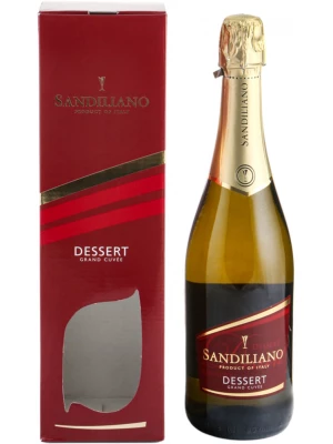 Sandiliano, Grande Cuvee Dessert, gift box 0.75 л