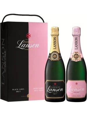 Lanson, Rose Label Brut Rose & Black Label Brut