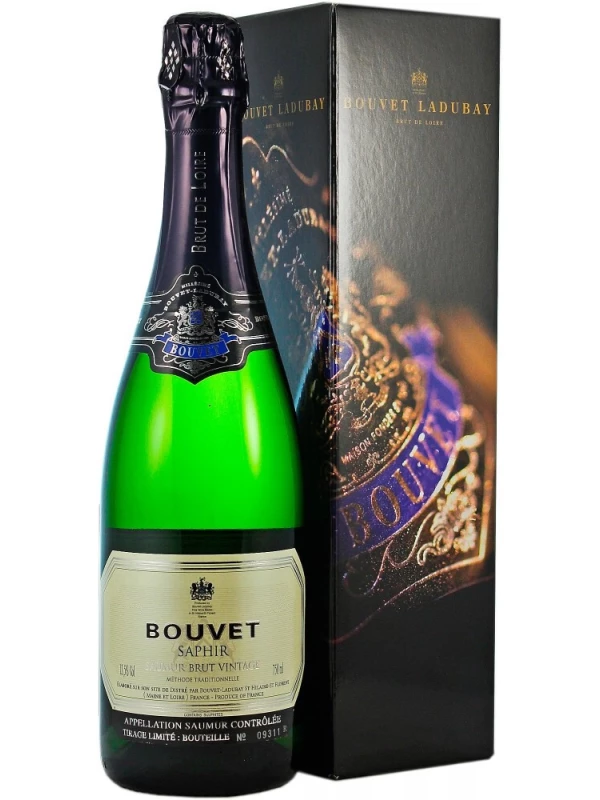 Bouvet Ladubay, Saphir Brut Vintage, Saumur AOC, gift box