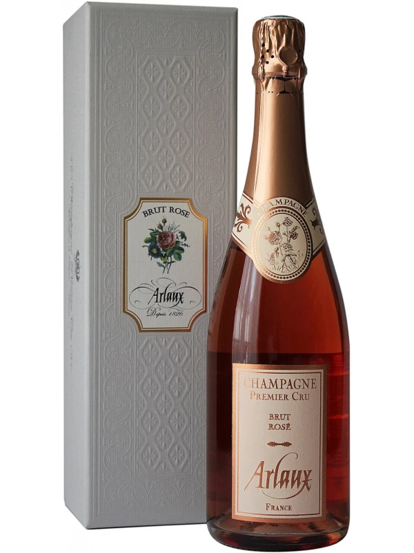 Arlaux, Premier Cru Brut Rose, Champagne AOC, gift box