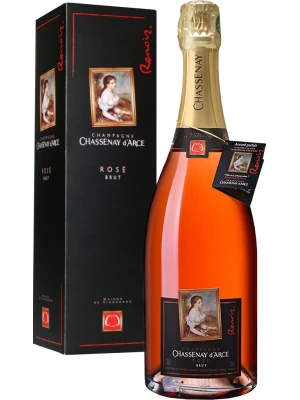 Champagne Chassenay d'Arce, Renoir Rose Brut, gift box 1.5 л