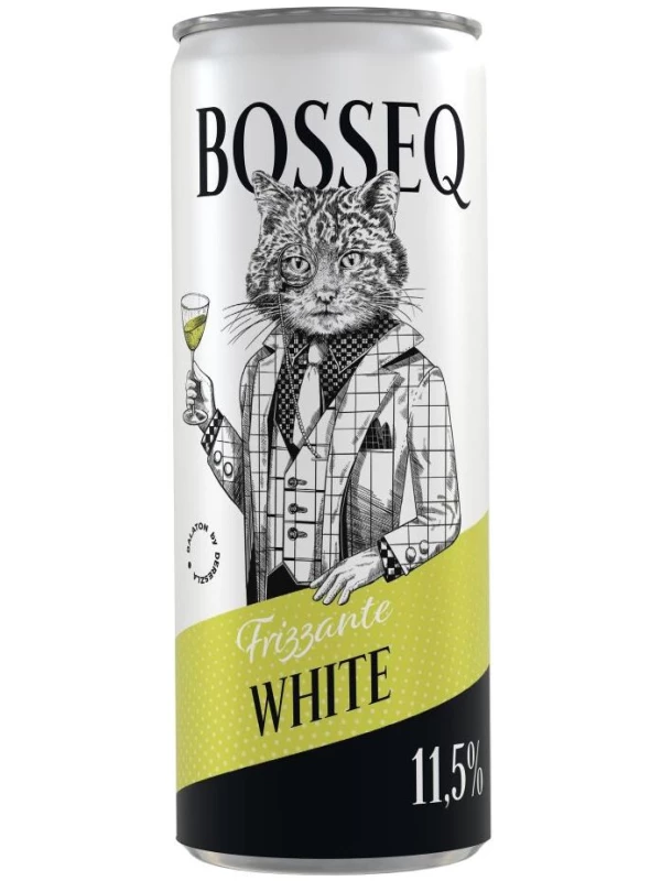 Bosseq Frizzante White, in can