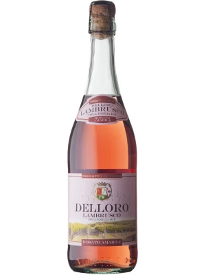 Delloro Lambrusco Rosato Amabile, Emilia IGT 0.75 л