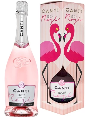 Canti, Rose Extra Dry, gift box Romantic 0.75 л