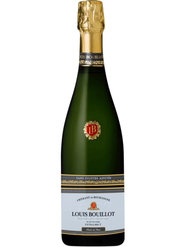 Louis Bouillot, Perle de Nuit Blanc de Noirs Sans Sulfites Ajoutes, Cremant de Bourgogne AOC