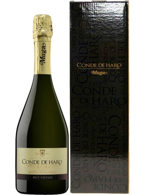 Muga, Cava Conde de Haro Brut, Rioja DOC, gift box 0.75 л 2018