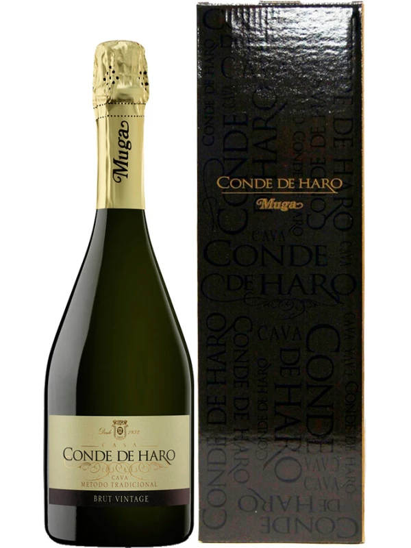 Muga, Cava Conde de Haro Brut, Rioja DOC, gift box