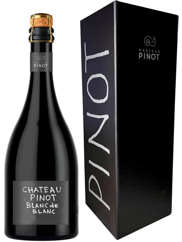 Chateau Pinot, Blanc de Blanc Extra Brut, gift box