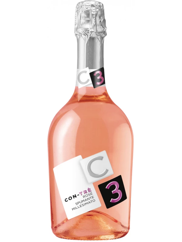 Contarini, Con-Tre Rose Spumante Millesimato Extra Dry