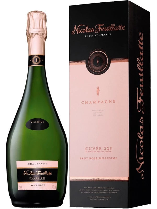 Nicolas Feuillatte, Cuvee 225 Brut Rose gift box