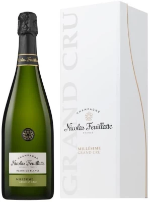 Nicolas Feuillatte, Grand Cru Brut Blanc de Blancs Chardonnay gift box 0.75 л 2012