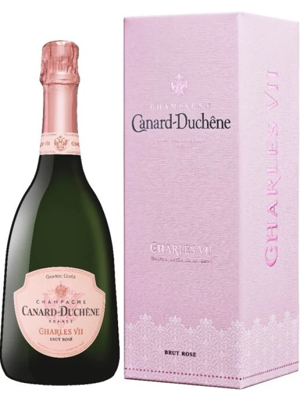 Canard-Duchene, Charles VII Brut Rose, Champagne AOC, gift box