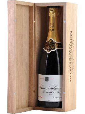 Billecart-Salmon, Brut Vintage Blanc, wooden box 1.5 л 1961